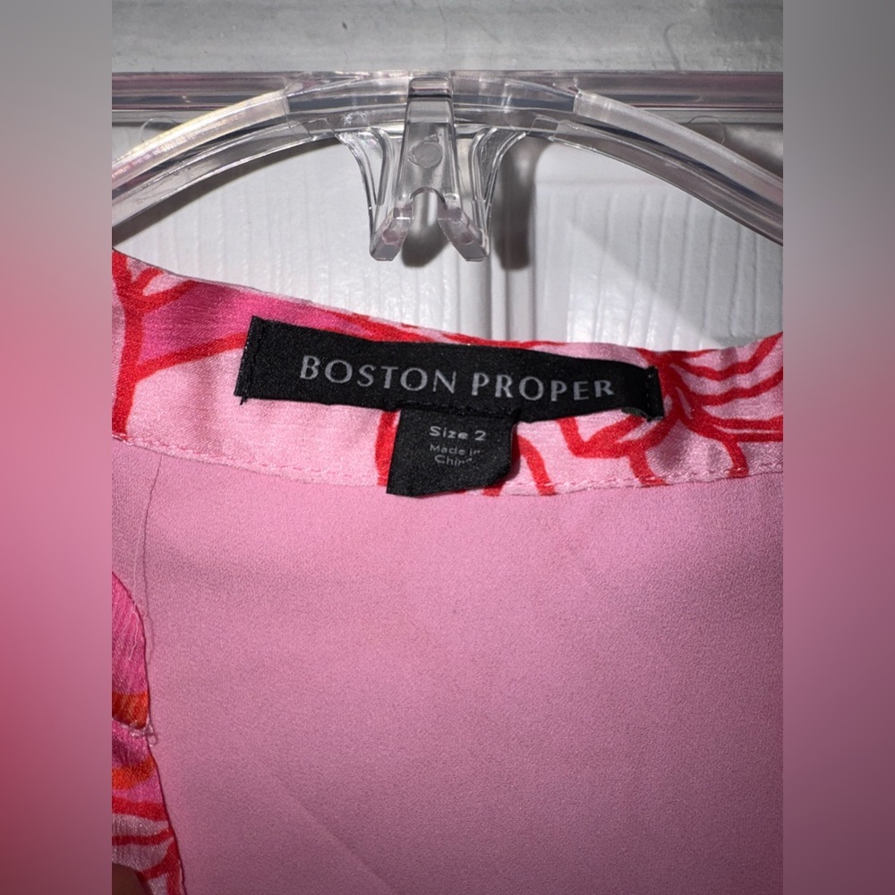Pink and Red Boston Proper Dress! - Picture 5 of 6